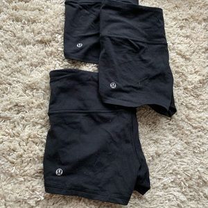 SOLD high waisted Lululemon shorts